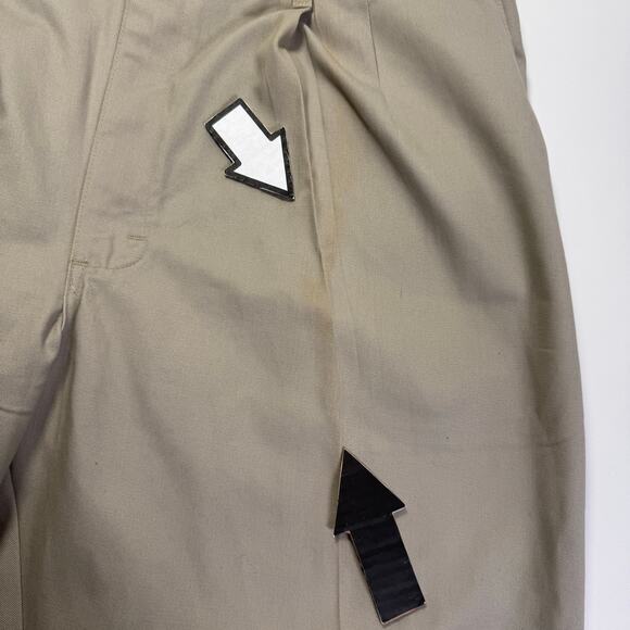 NWT LEE Performance Khakis Men's Double Pleated Pants Stain Resistant 42x30 - Picture 11 of 12